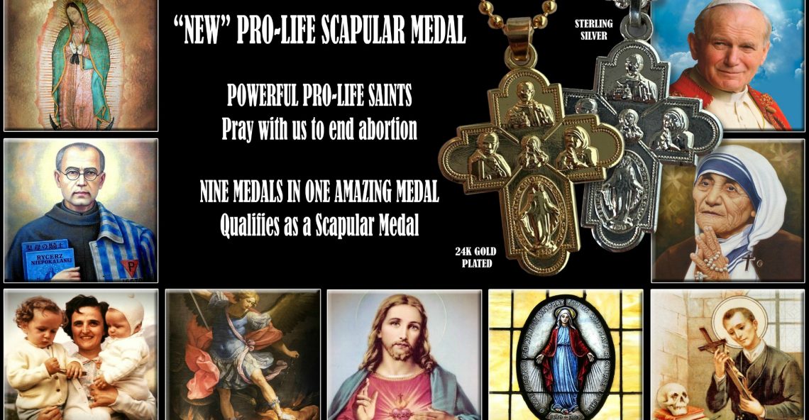The Very Powerful “New” Pro-Life Scapular Medal