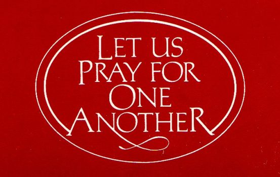 We Are Under Attack – Let’s Pray for One Another