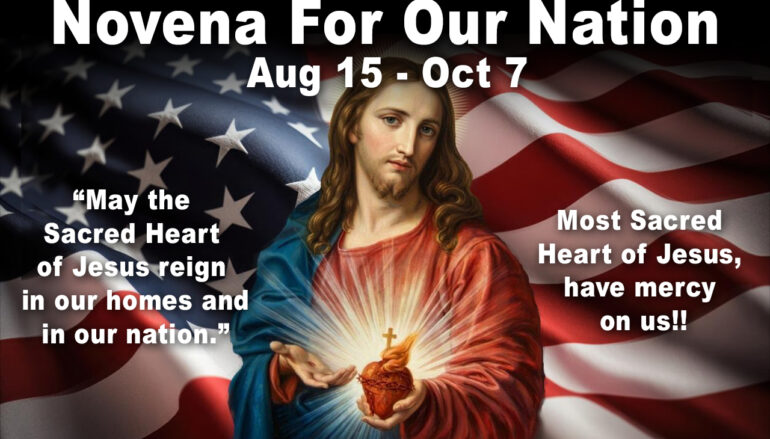 Let’s Unite!! Novena for Our Nation: August 15 – October 7