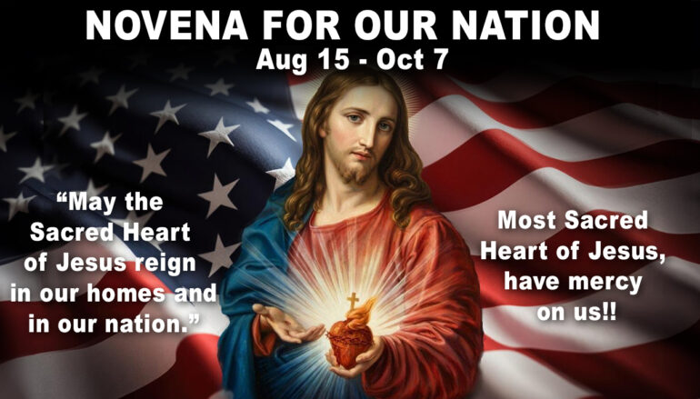 Let’s Unite!! Novena for Our Nation: August 15 – October 7